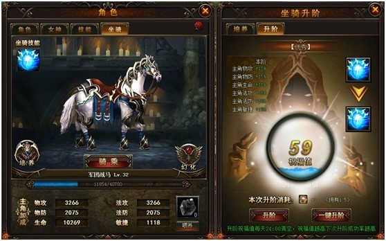 图1【坐骑的升阶】 图1【坐骑的升阶】